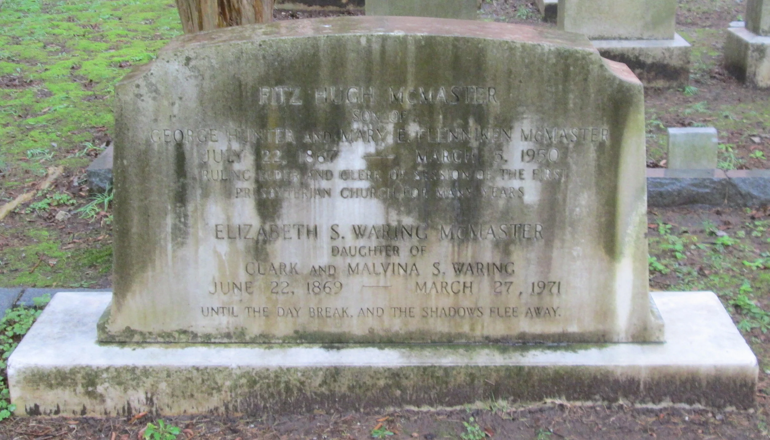 McMaster, Fitz Hugh gravestone photo.jpg