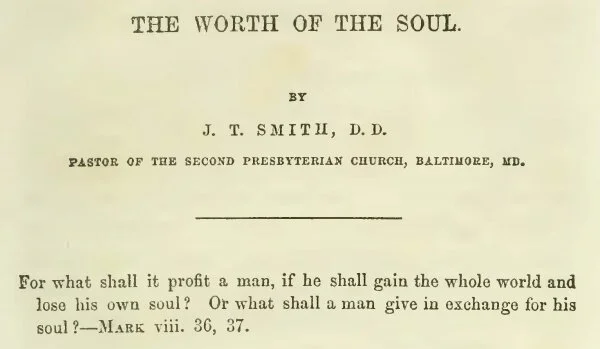 Smith, Joseph Tate, Worth of the Soul Title Page.jpg