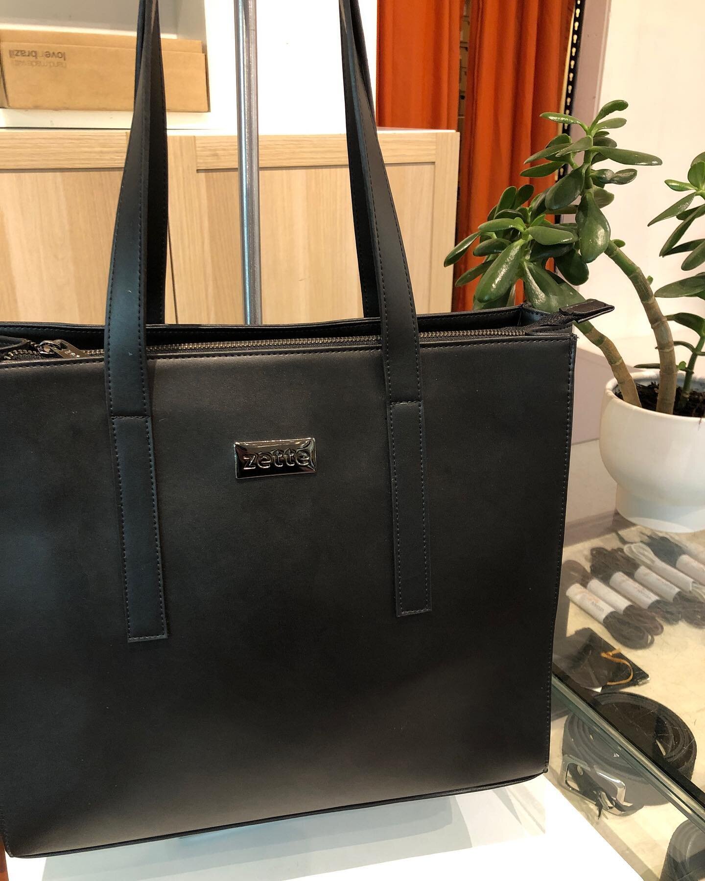 The classiest tote you&rsquo;ll ever swing over your shoulder: Henrietta is made with premium vegan leather and custom Zette branded lining.