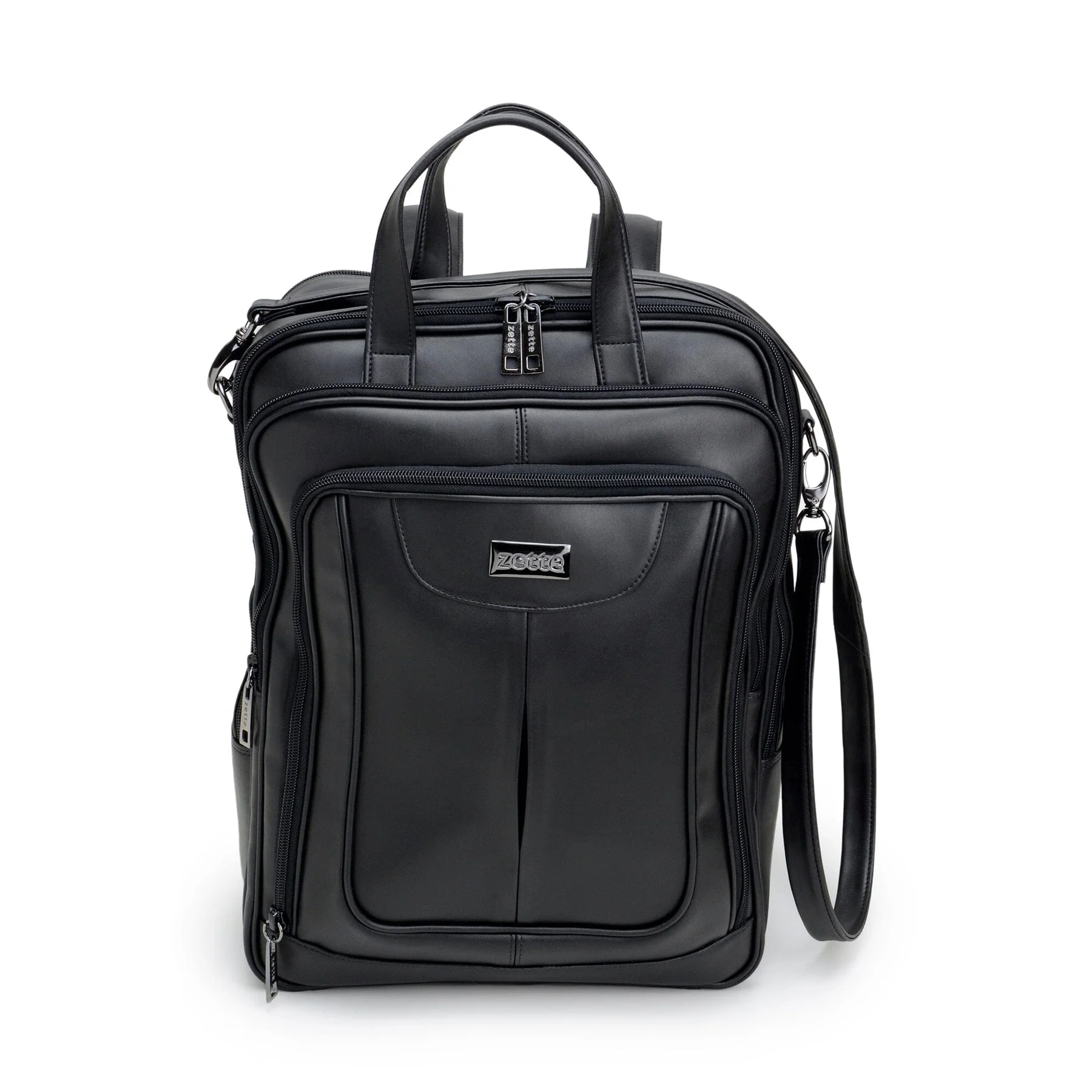 'FITZROY' UNISEX BACKPACK BY ZETTE - BLACK