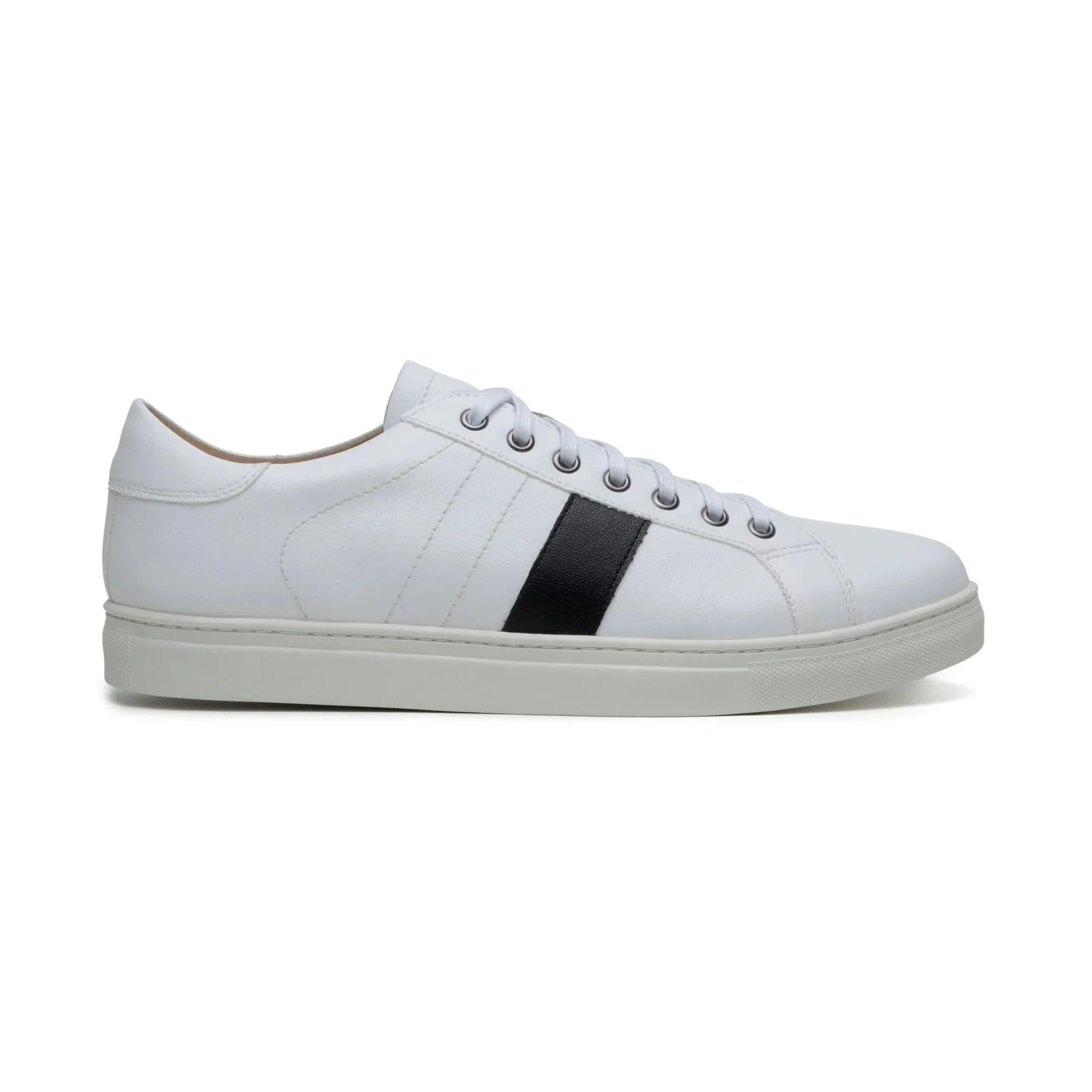 'BECK' WOMEN'S CORN-LEATHER 🌽 SNEAKER BY ZETTE SHOES - WHITE