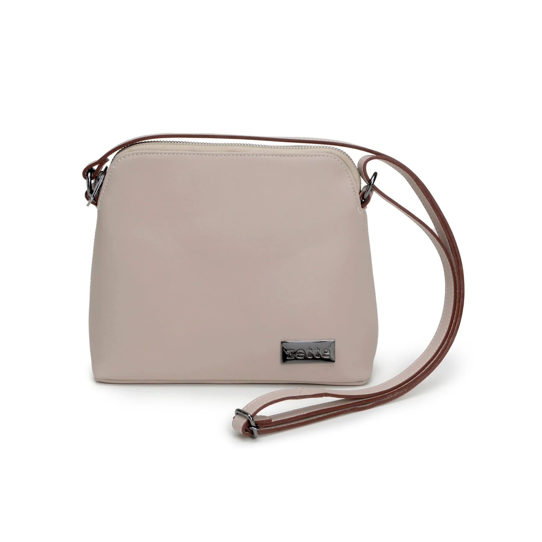 'CAMILLE' HANDBAG BY ZETTE - LIGHT GREY