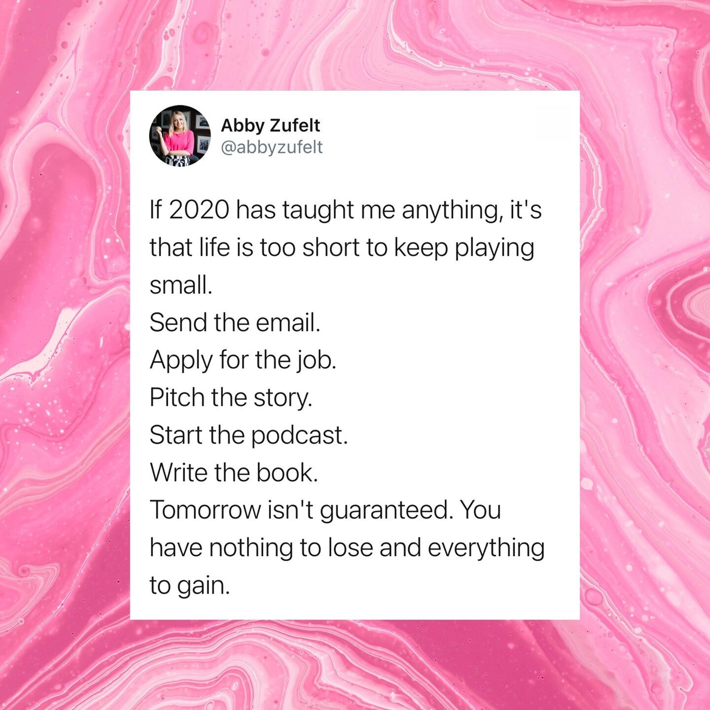 There's no better time than now to start working on your dreams. Think💭 what's your BIG dream goal? What can you do today to start making it happen?