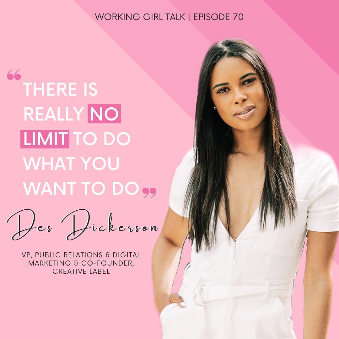 We all WANT press, but are our brands actually ready for it?🤔⁠
⁠
@itsurdestinee, co-founder of @creative.label, drops some MAJOR PR knowledge in episode 70 of Working Girl Talk. Des is a pro at networking and creating visually-appealing and press-wo