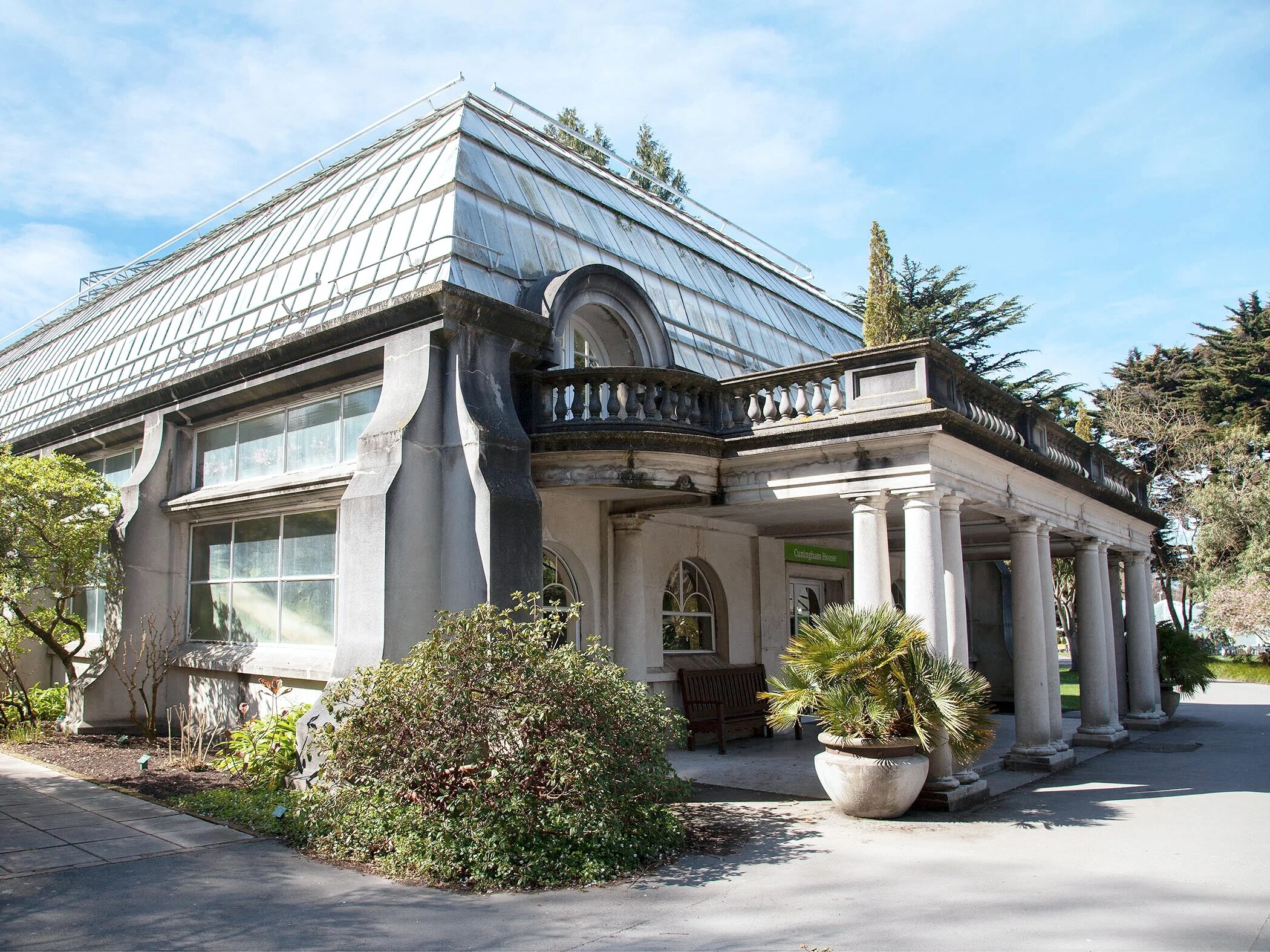 Cunningham House  Hold your event at the stunning and exclusive Cunningham house. This is one we're excited about, we think you are going to find this to be something special. Built in 1923 this is one of the cities finest venues. Unique in every way, Kentia palms, Banana Trees and Native Nikaus line the stunning two levelled green house, there really is nothing else like this. Turn on the lights, Botanic Cocktails, Oyster Bars, Intimate Dinners, and Extravagant parties - we’ve got you covered for something out of the box!   Capacity  250