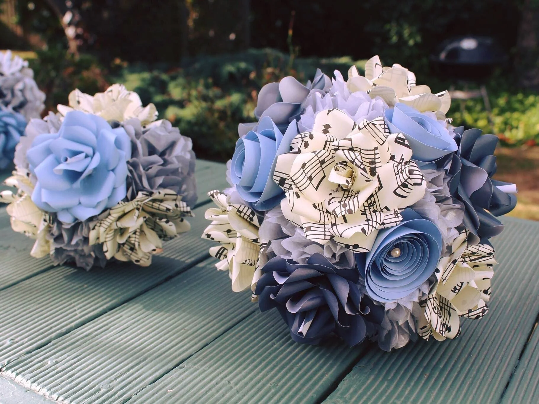 Flower Girl  Flower Girl creates unique, beautiful works of art. Paper flowers last forever, a reminder of your special day that do not wilt.   They are a keep sake for the bridal party, for the Mother of the bride a special gift, Button holes for the best man and man of the minute, decorations for the formal dinner table or the after party, and of course the most amazing bridal bouquets - All lovingly hand crafted especially for you.