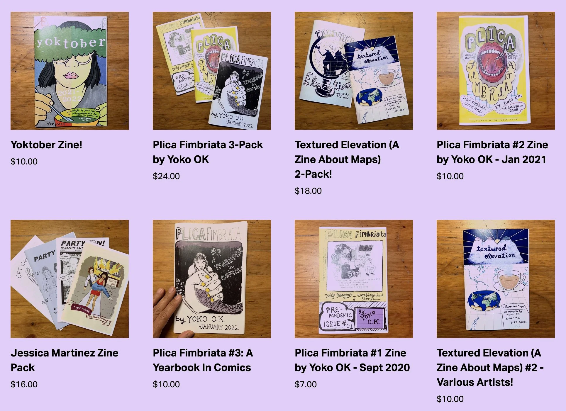 BUY ZINES! BUY ART!
