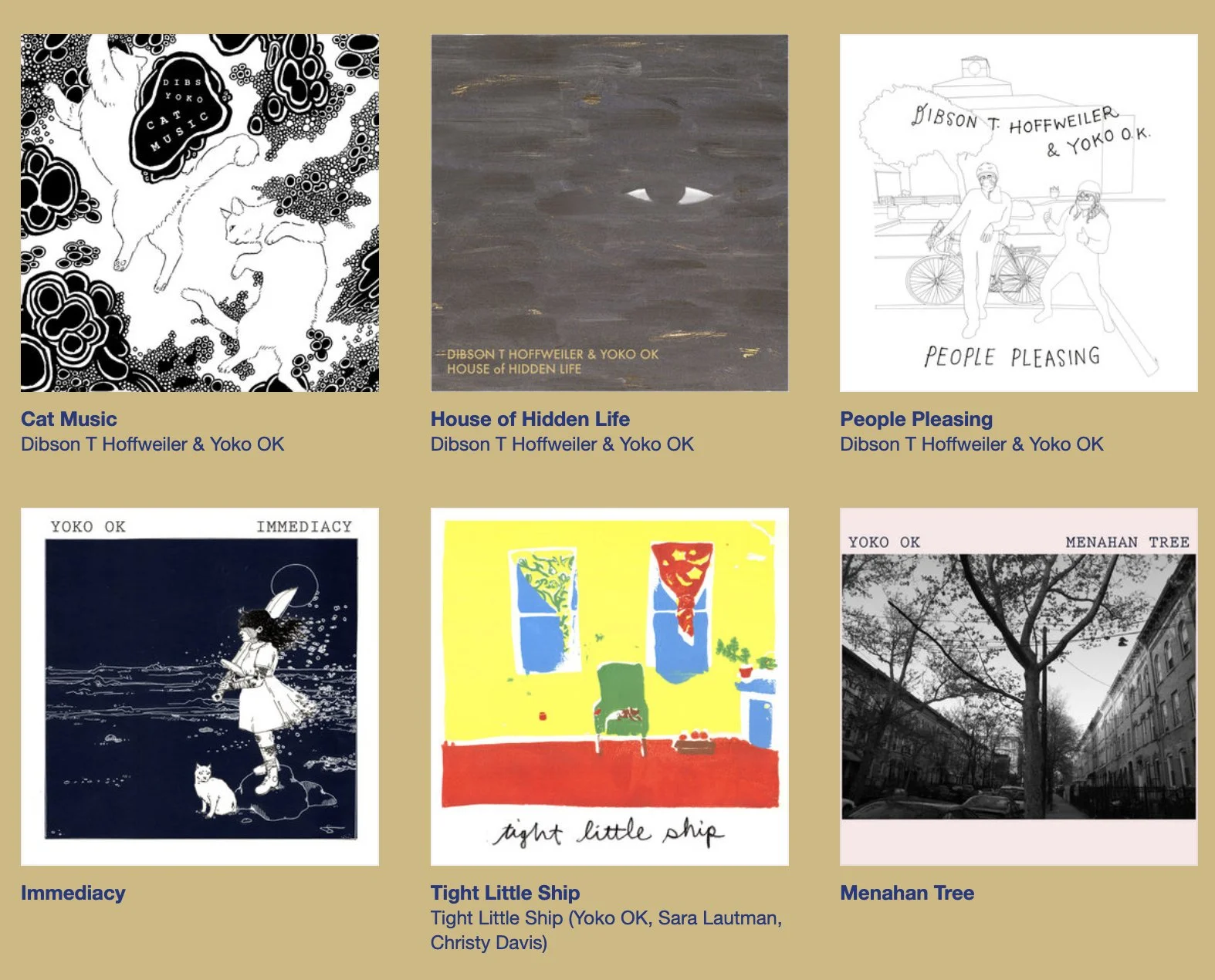 BANDCAMP (many more albums not on my Spotify, and you can buy them to support my music here!)