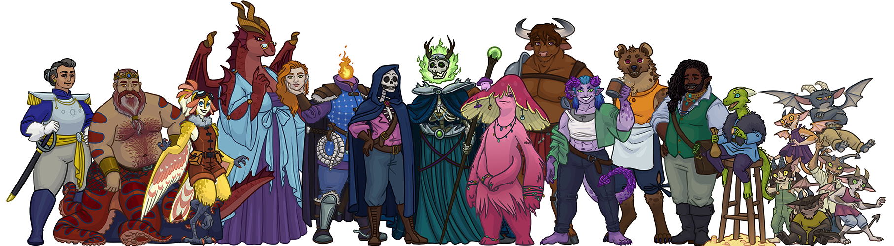 Character lineup