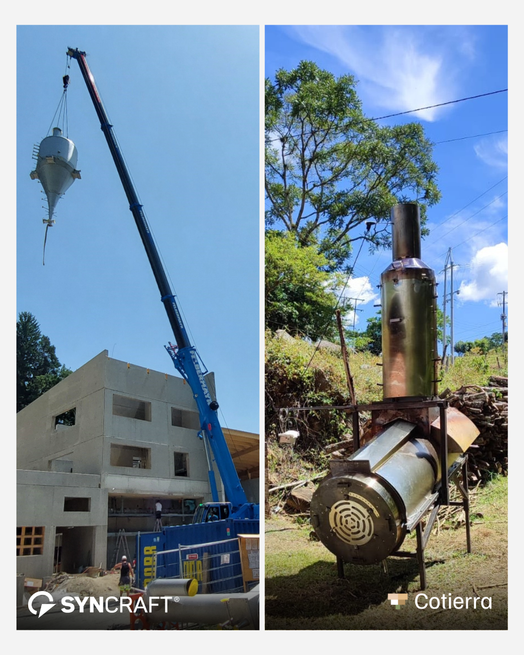 How to make biochar at different scales, large and small (ft. Cotierra &amp; SYNCRAFT)