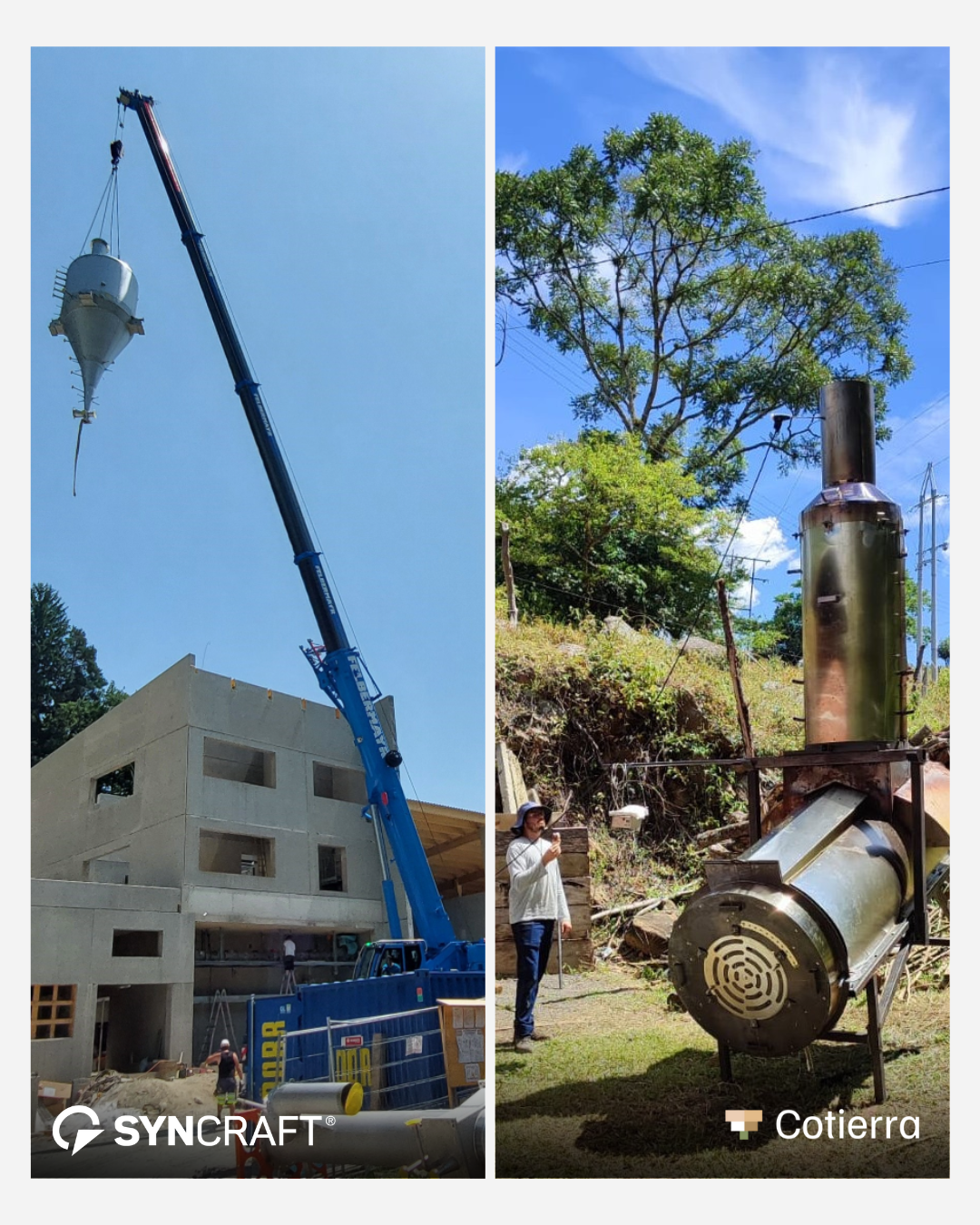 How to make biochar at different scales, large and small (ft. Syncraft &amp; Cotierra)