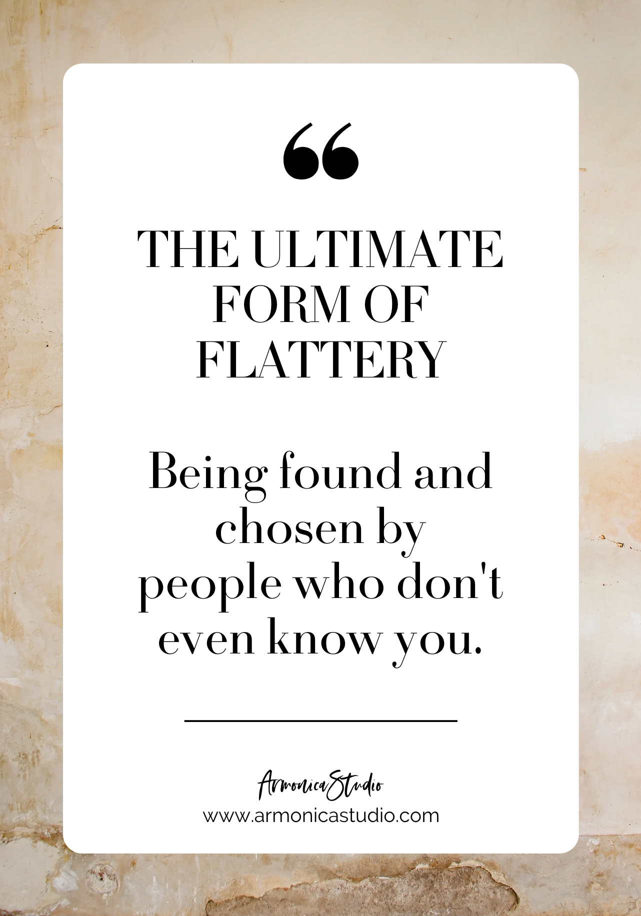 The ultimate form of flattery