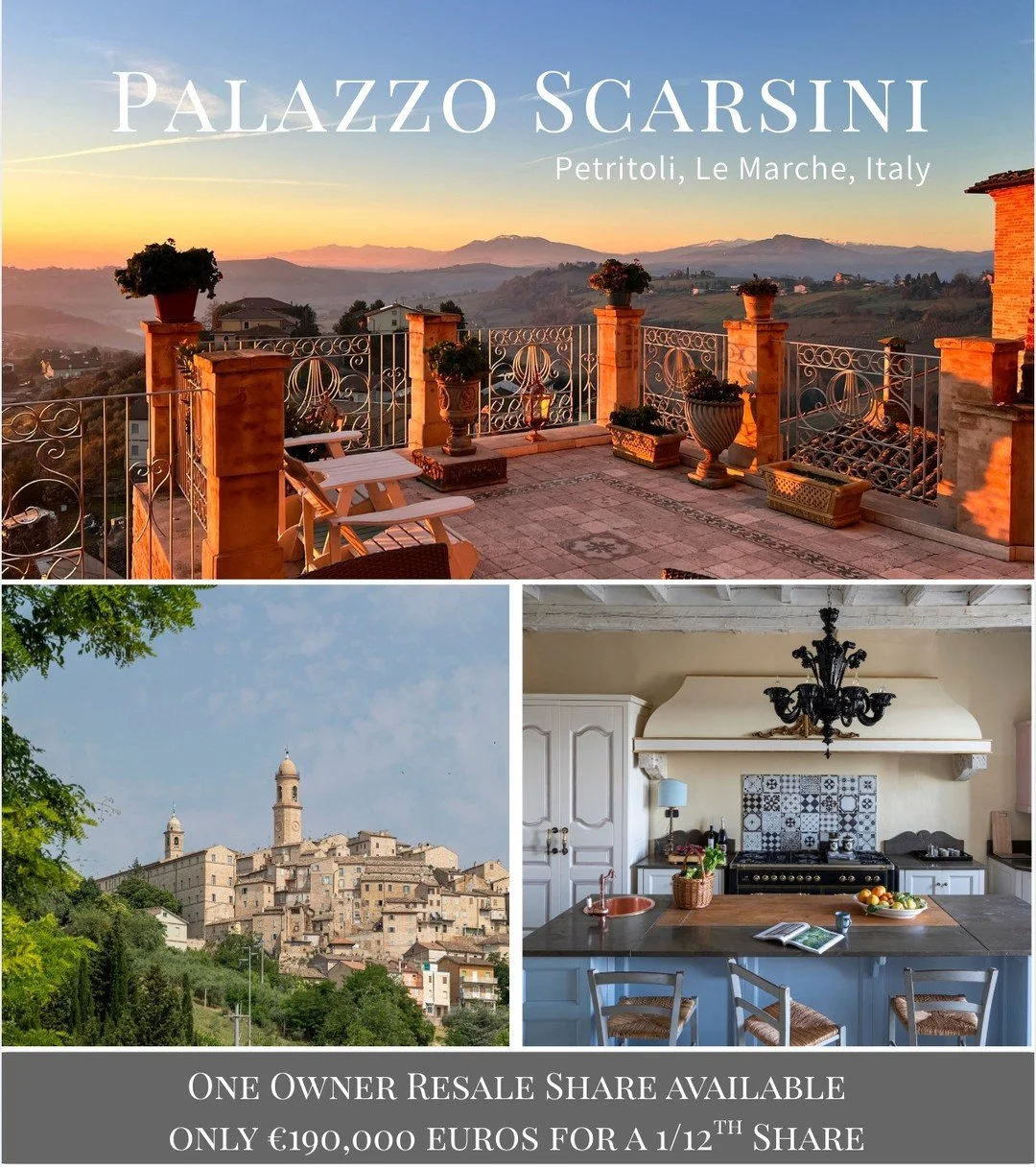 Rare Opportunity - Palazzo Scarsini Owner Resale Share Available.