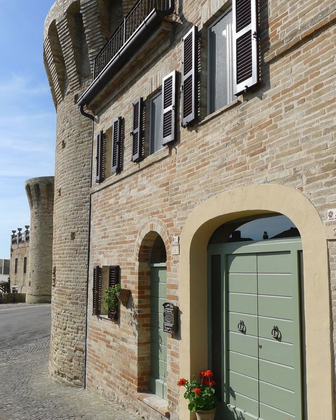 Casa Tre Archi is a beautifully restored home that quite literally forms part of the town&rsquo;s story. 

Its walls are shared with Petritoli&rsquo;s iconic three-arched entrance, placing you at the centre of village life from the moment you step ou