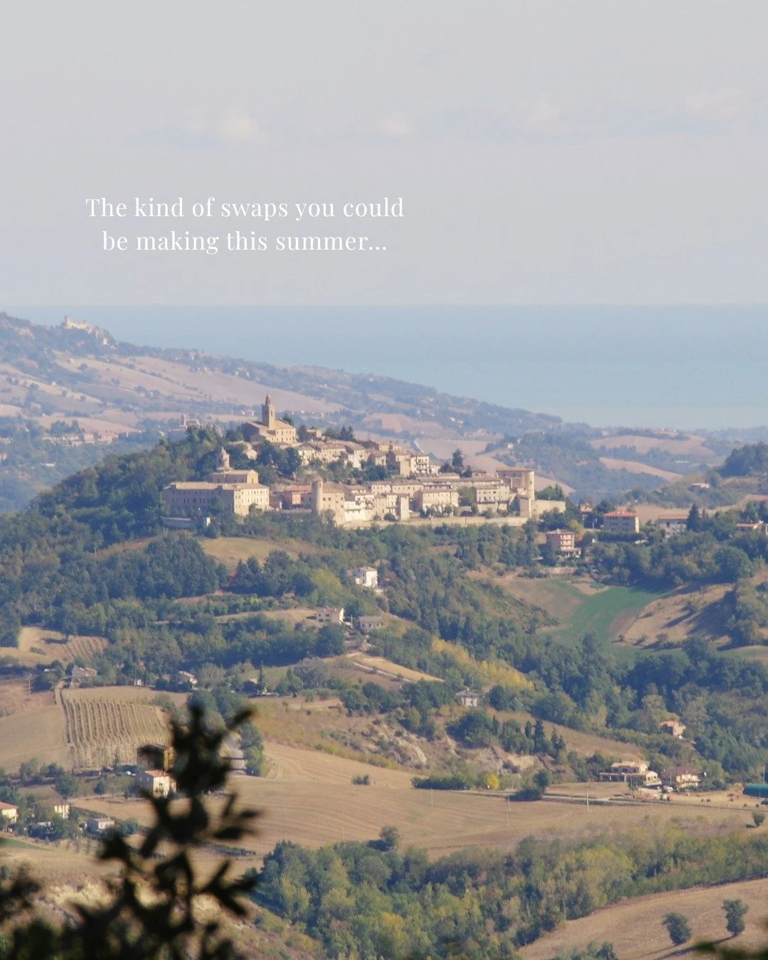 Some of the swaps you could make this summer ✨

Drive-through dinners &rarr; long pasta lunches
Coffee on the commute &rarr; cappuccino with a view
Rushed days &rarr; slow, sun-filled afternoons

Swap summer at home for summer in Italy this year.

#l