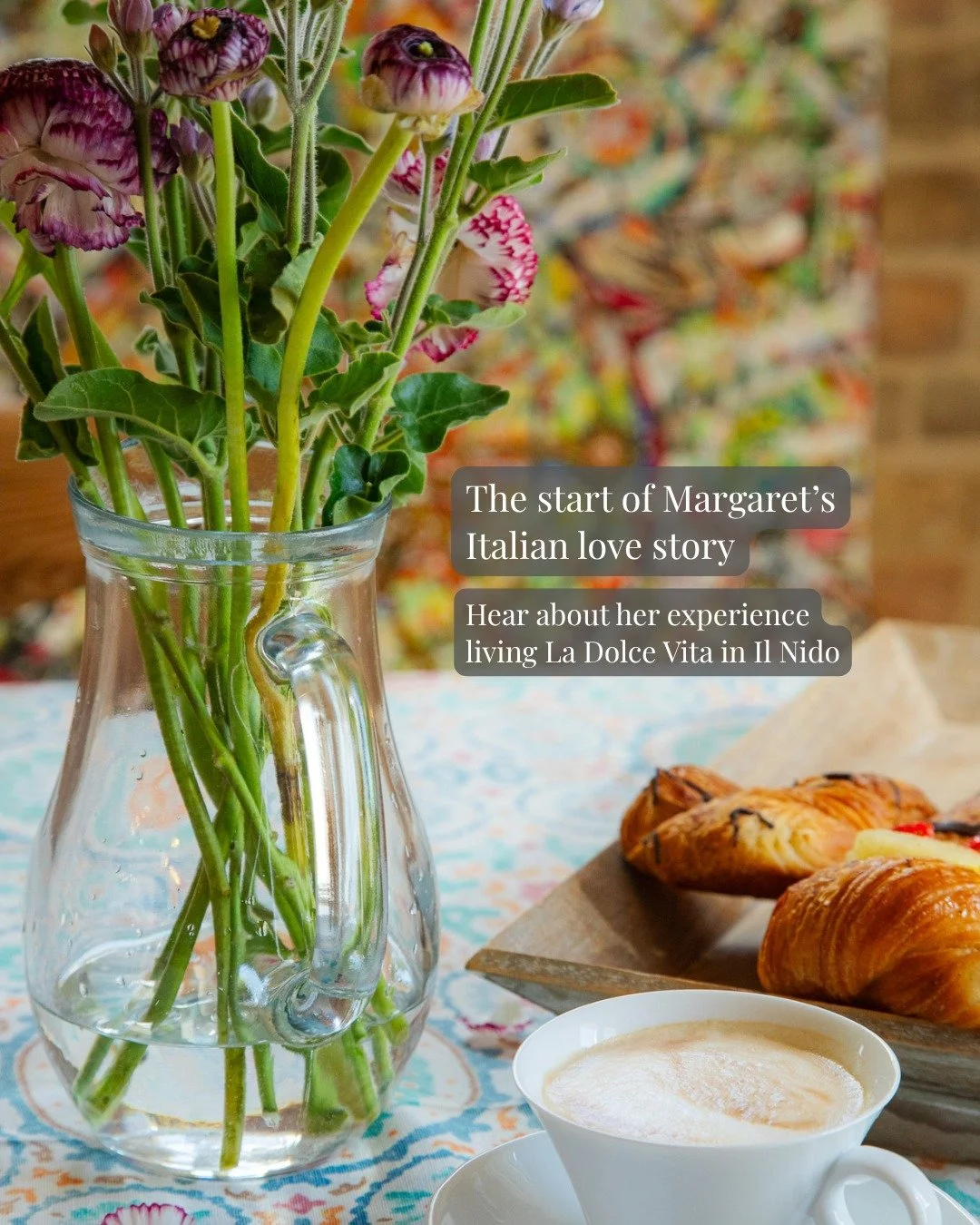 Margaret&rsquo;s Italian love story began at Il Nido 🇮🇹

Now, she&rsquo;s living La Dolce Vita through slow mornings, welcoming locals, and a place that truly feels like home.

Il Nido is more than a property. It&rsquo;s your own slice of Italian h