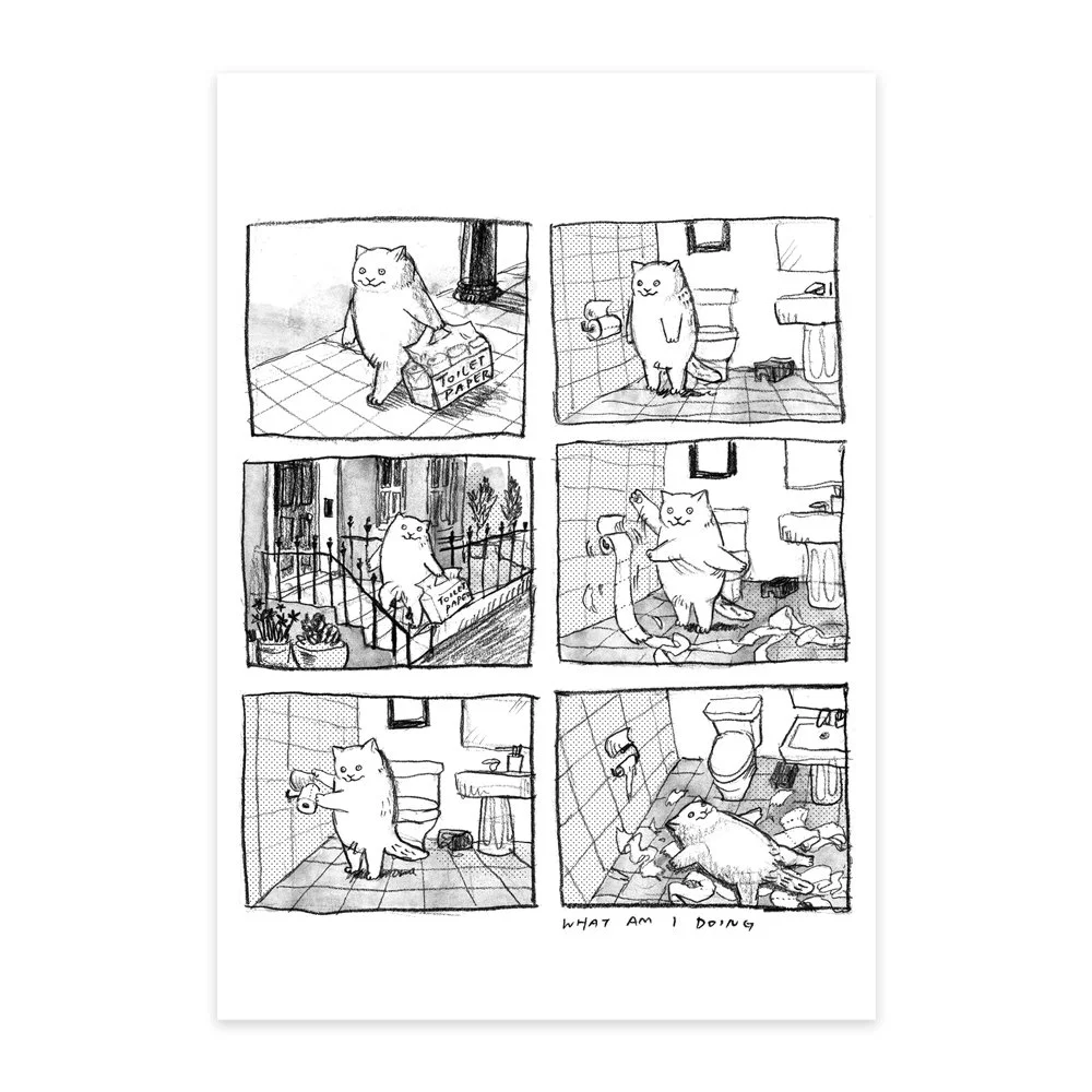 What am I doing Postcard