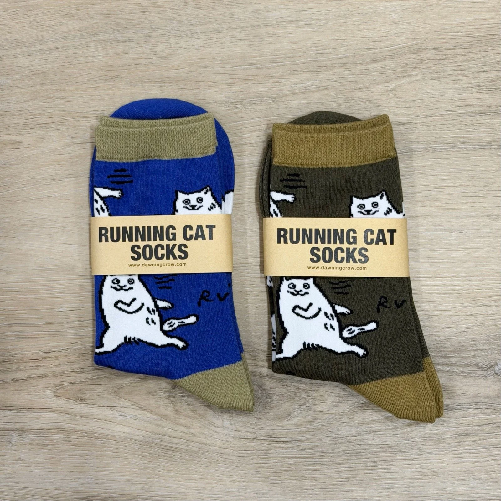Running Cat Socks