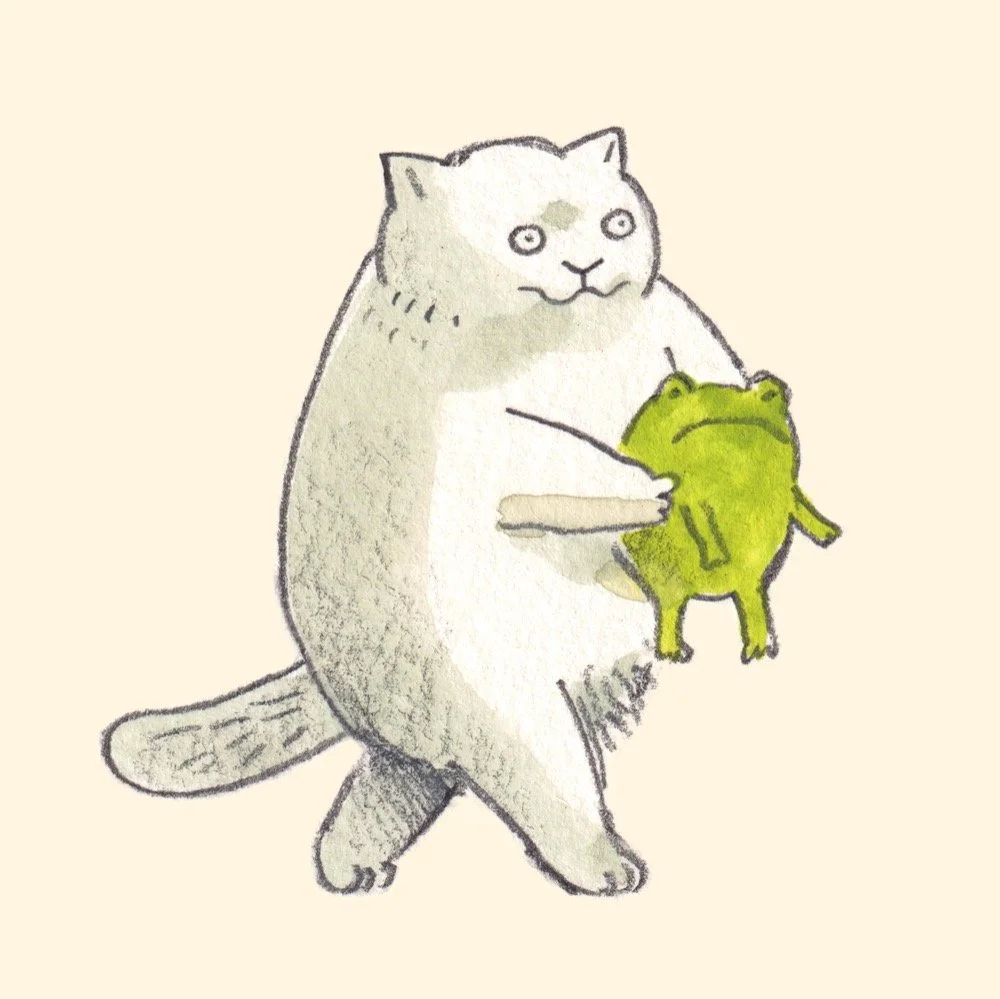Cat and Frog