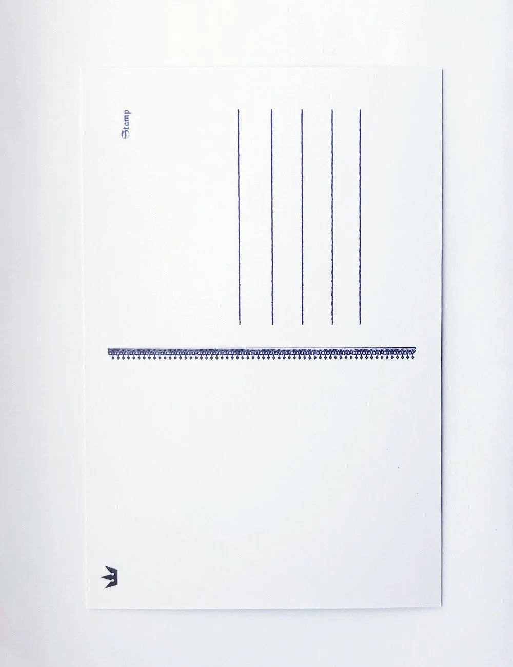 Kingdome Hearts Postcard - Back