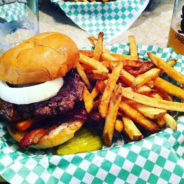 Triple B Burger! #burger #bacon #bourbon add a little smoked cheddar... 🤤