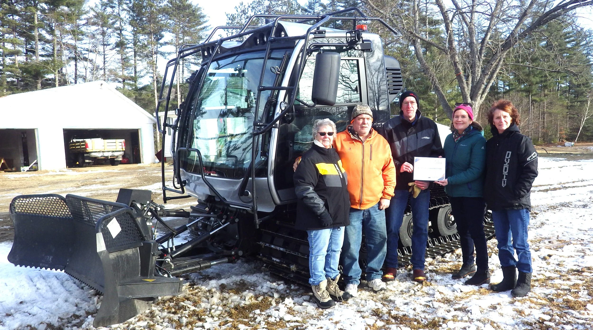  Through USDA Rural Development I worked with some terrific snowmobile clubs around the state. Pictured is the Poodunk Snowmobile Club in Dixfield. (I belong to the Sno-Devils in St. Albans.) 