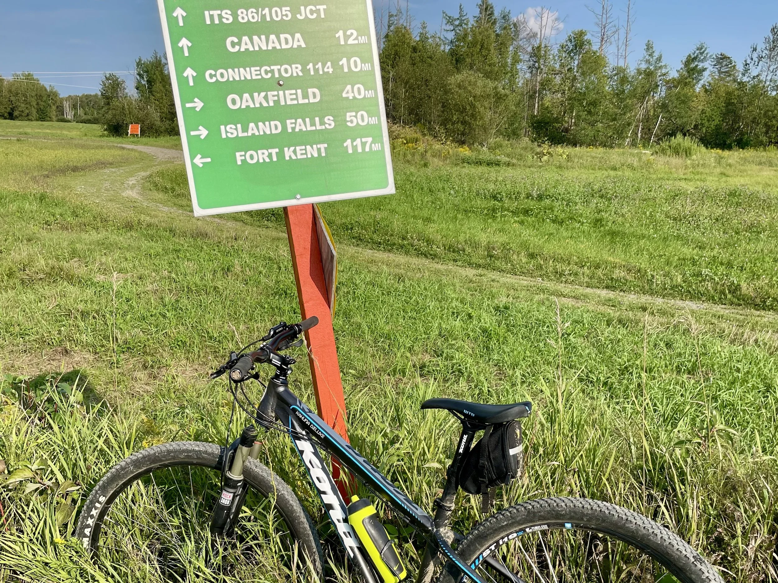 Exploring in Aroostook County.