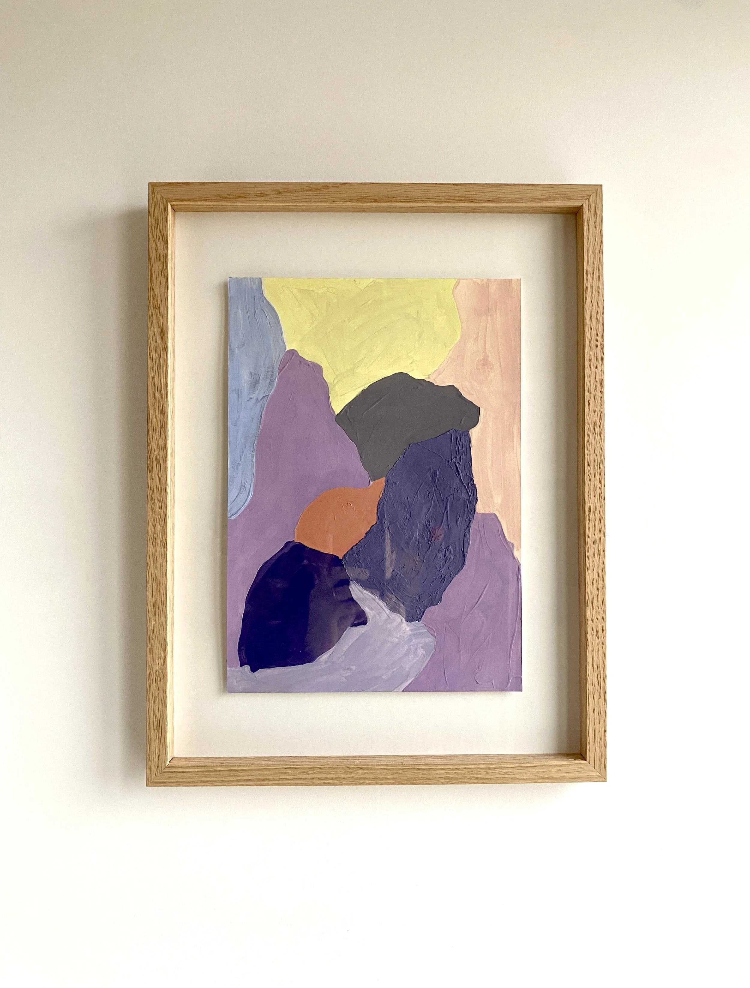 Entrelacé, unframed