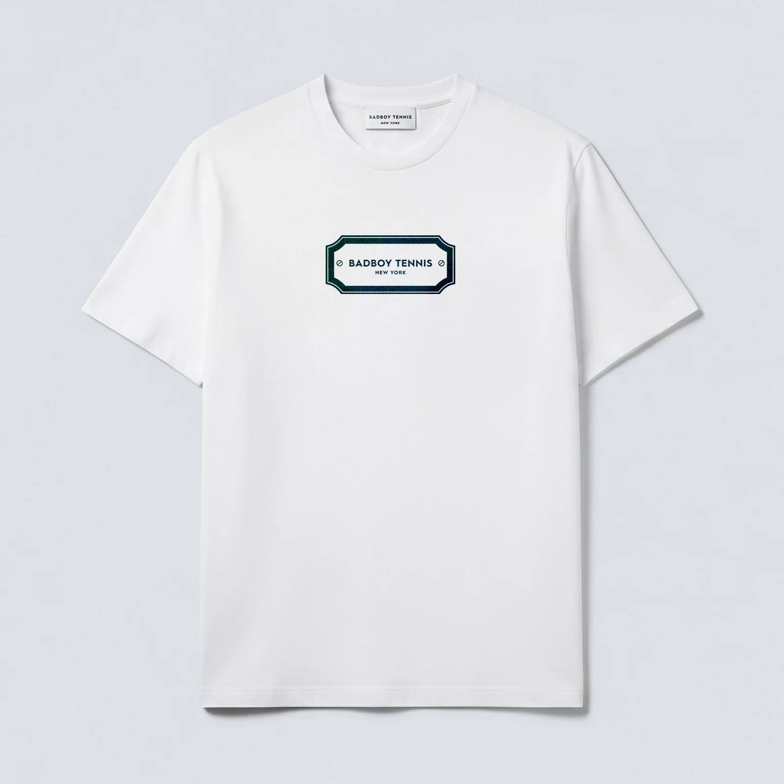 The Archive Plaque Box Tee - White
