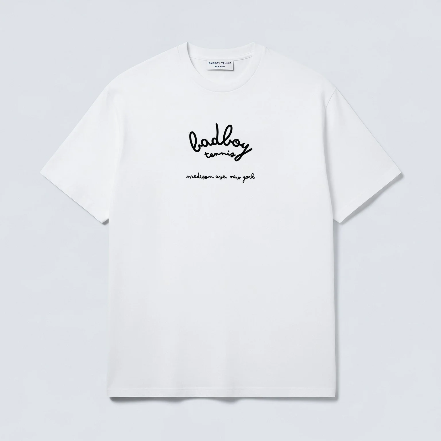 The Madison Ave Script Tee - Oversized