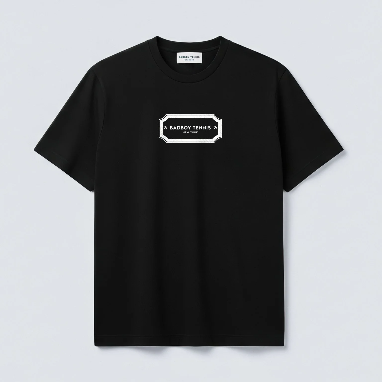 The Archive Plaque Box Tee - Black