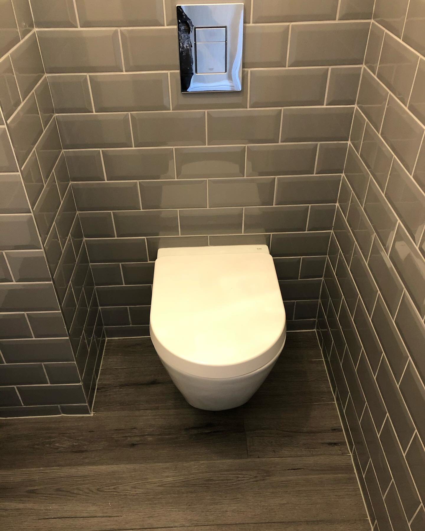 We wouldn&rsquo;t normally do a job this small but we recently did a bathroom and en-suite for the same customer. 

It looks really really good though and we managed to turn an original builders not so great bathroom with all the pipe work showing or