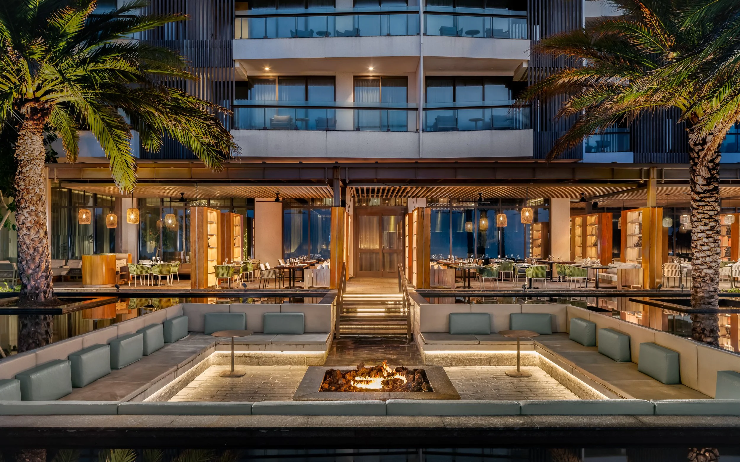 Luxury hotel restaurant photography at a high-end hospitality property in Mexico by Citizen North