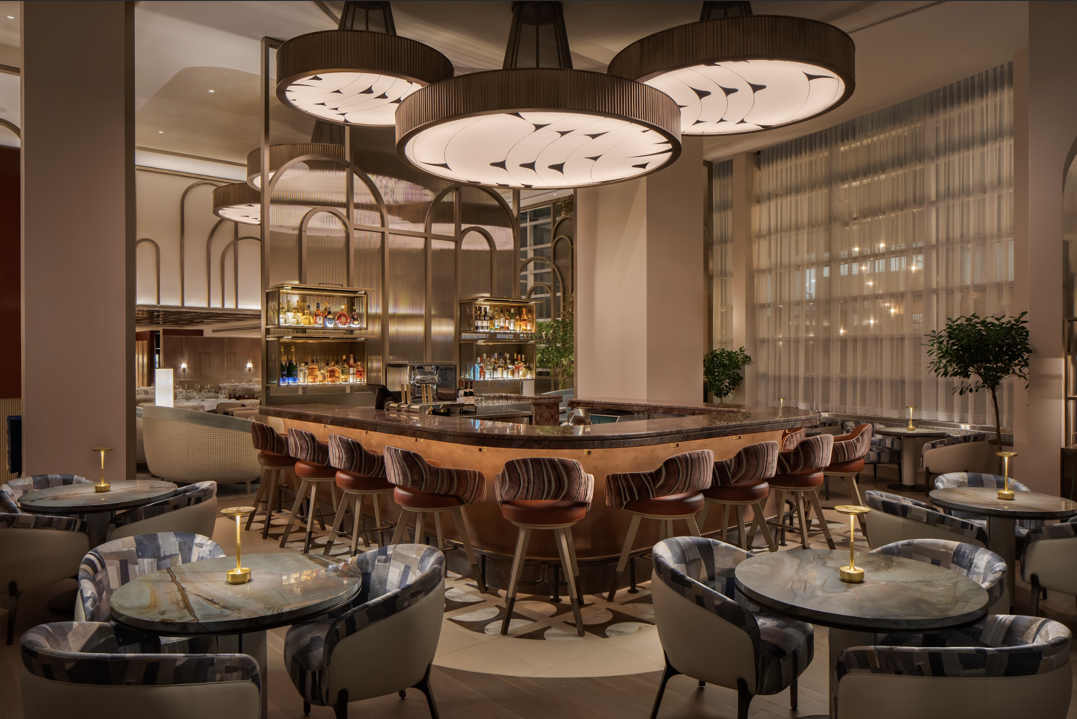 Luxury hotel bar photography at a five-star hospitality property in Canada by Citizen North
