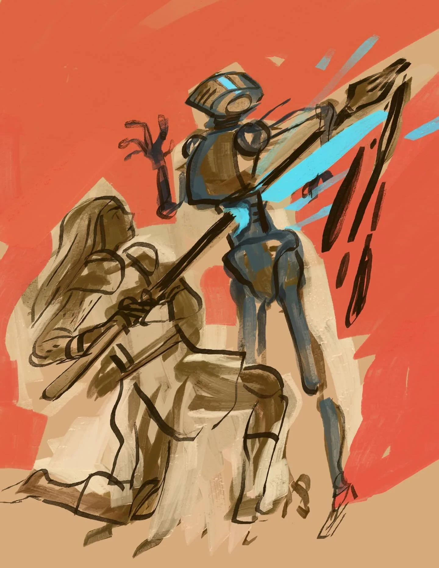 visuell peptalk til meg selv etter mange bekymra samtaler om KI p&aring; @nbuforfattere sitt &aring;rsm&oslash;te i helga ✒️

(&aring;rsm&oslash;tet var for&oslash;vrig f&oslash;rst og fremst fint og inspirerende, herregud s&aring; mange bra barnebok