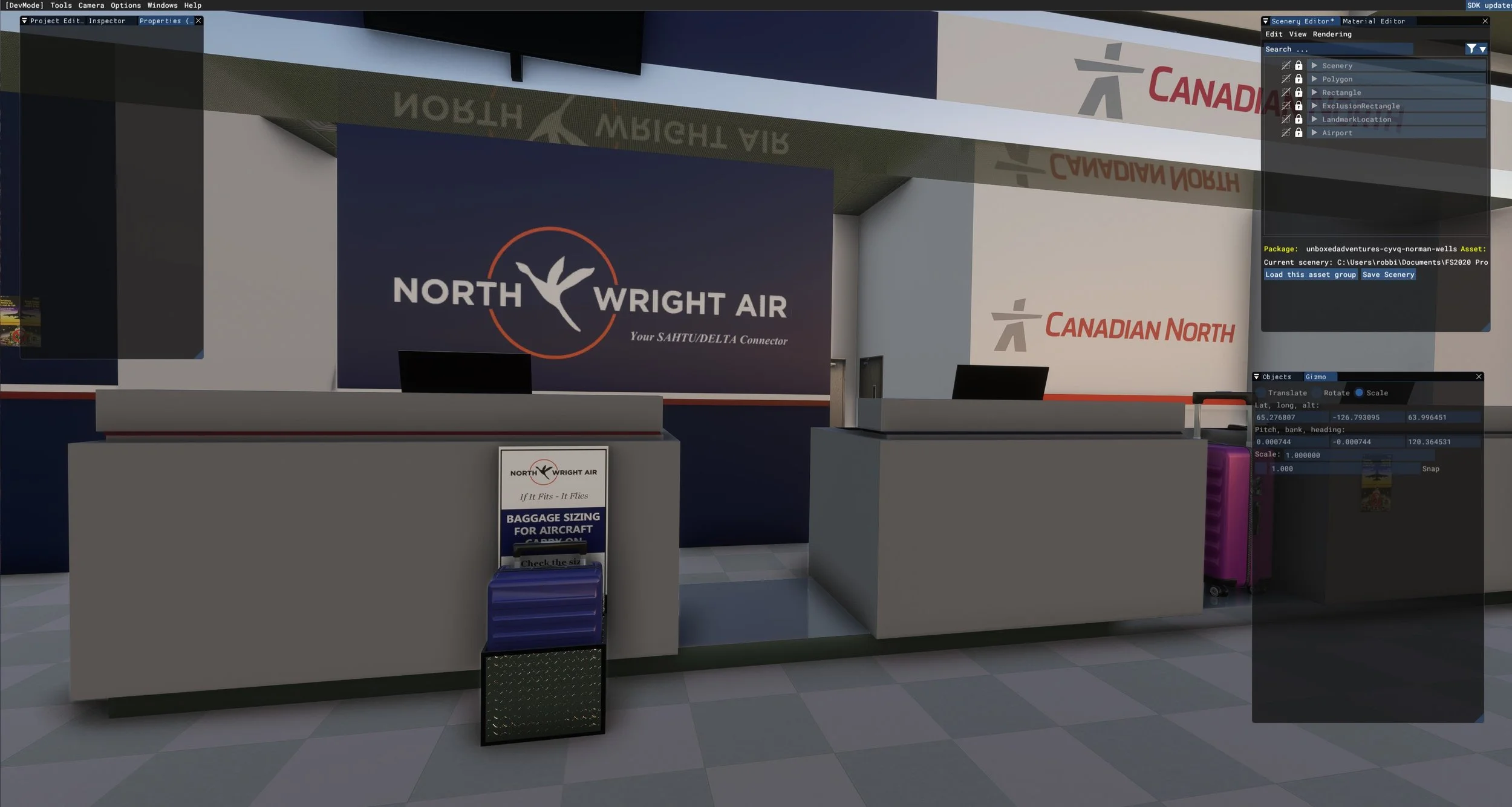 Main Terminal Interior at CYVQ Norman Wells
