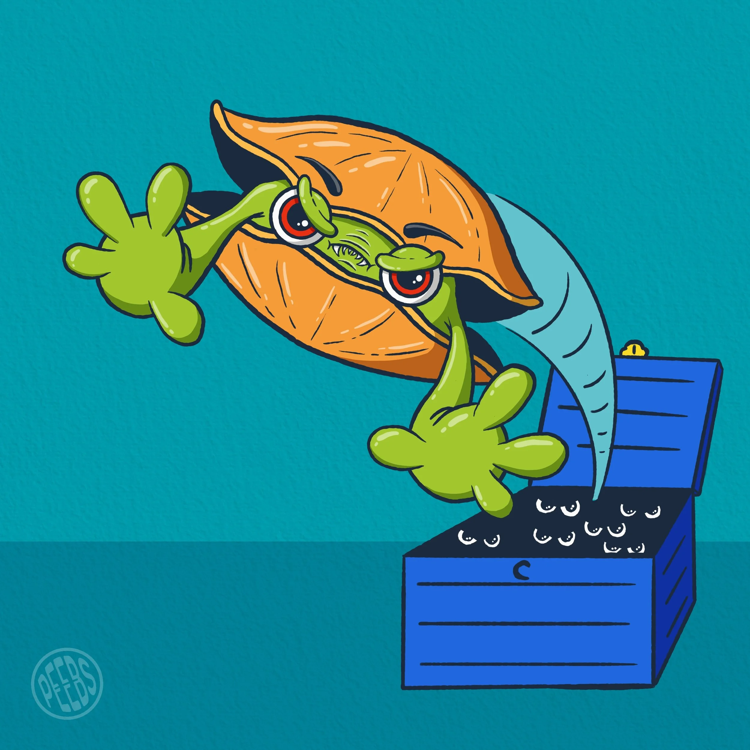 Clam out of a box The Artful Peebs.jpg