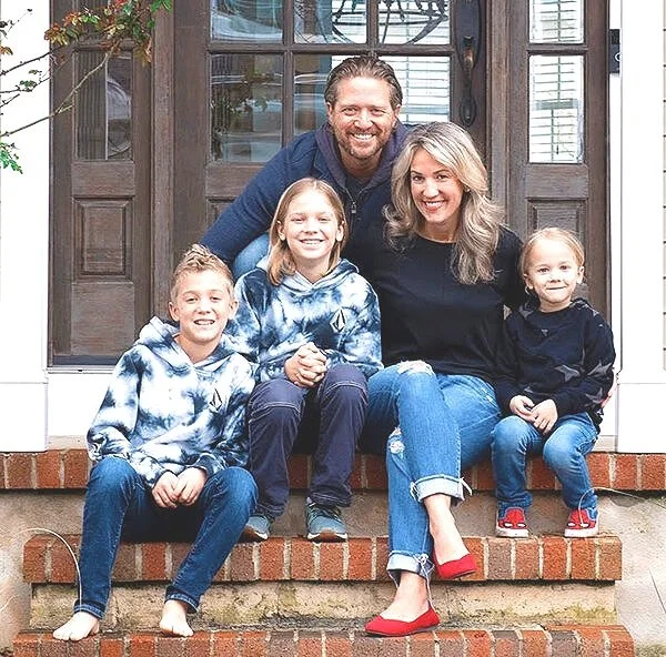 Point Pediatrics doctor Jessica Wood and family.
