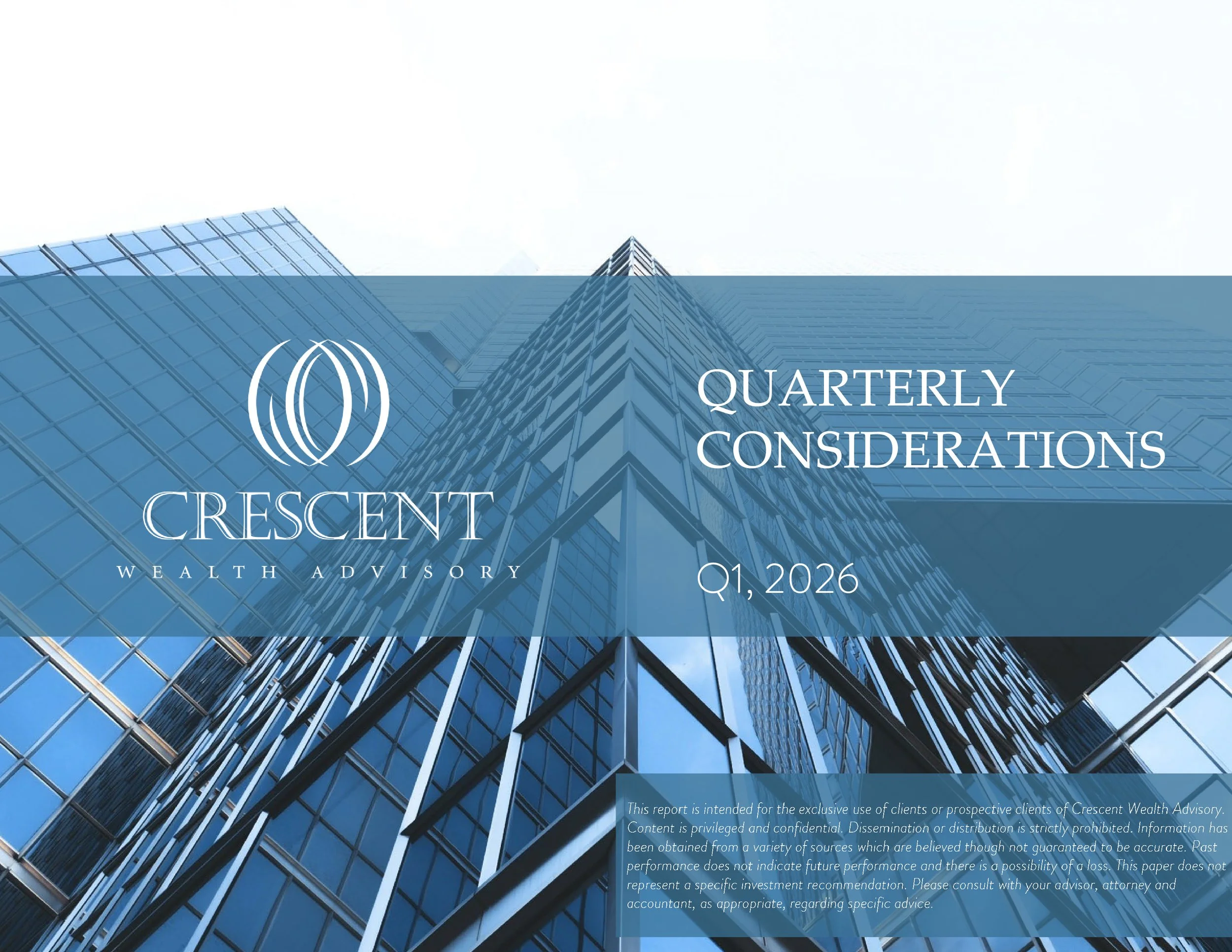 Quarterly Considerations - First Quarter 2026
