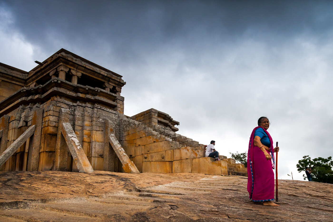  Gommateshwara Statue at Shravanabelagola, Karnataka, India 
