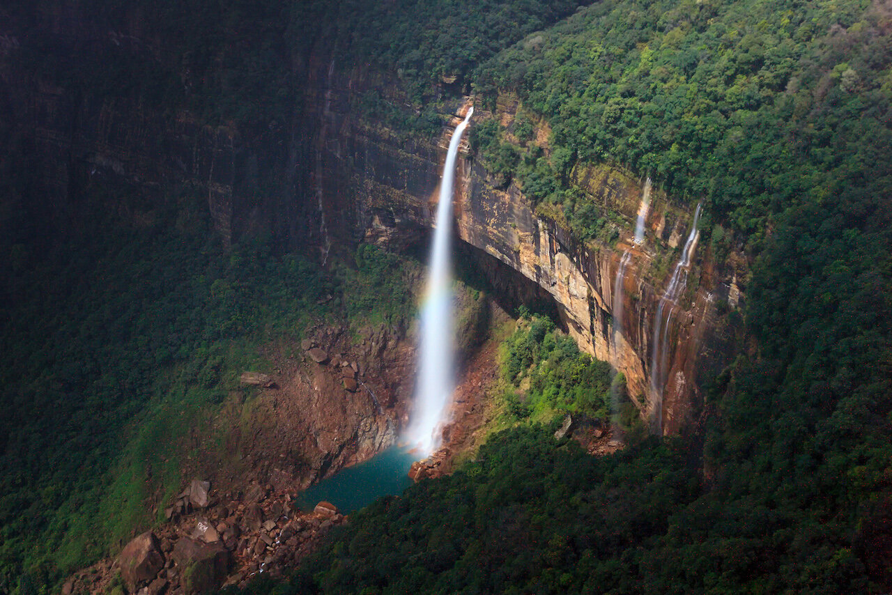  Nohkalikai Falls, Cherrapunji, Meghalaya, India 