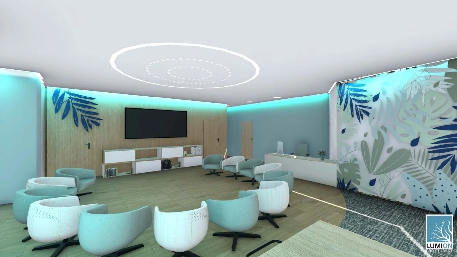 Rendering of the Dayroom