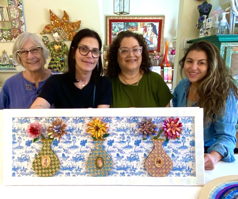 Ellen, Shari, Riva, Jen flower vases.jpeg