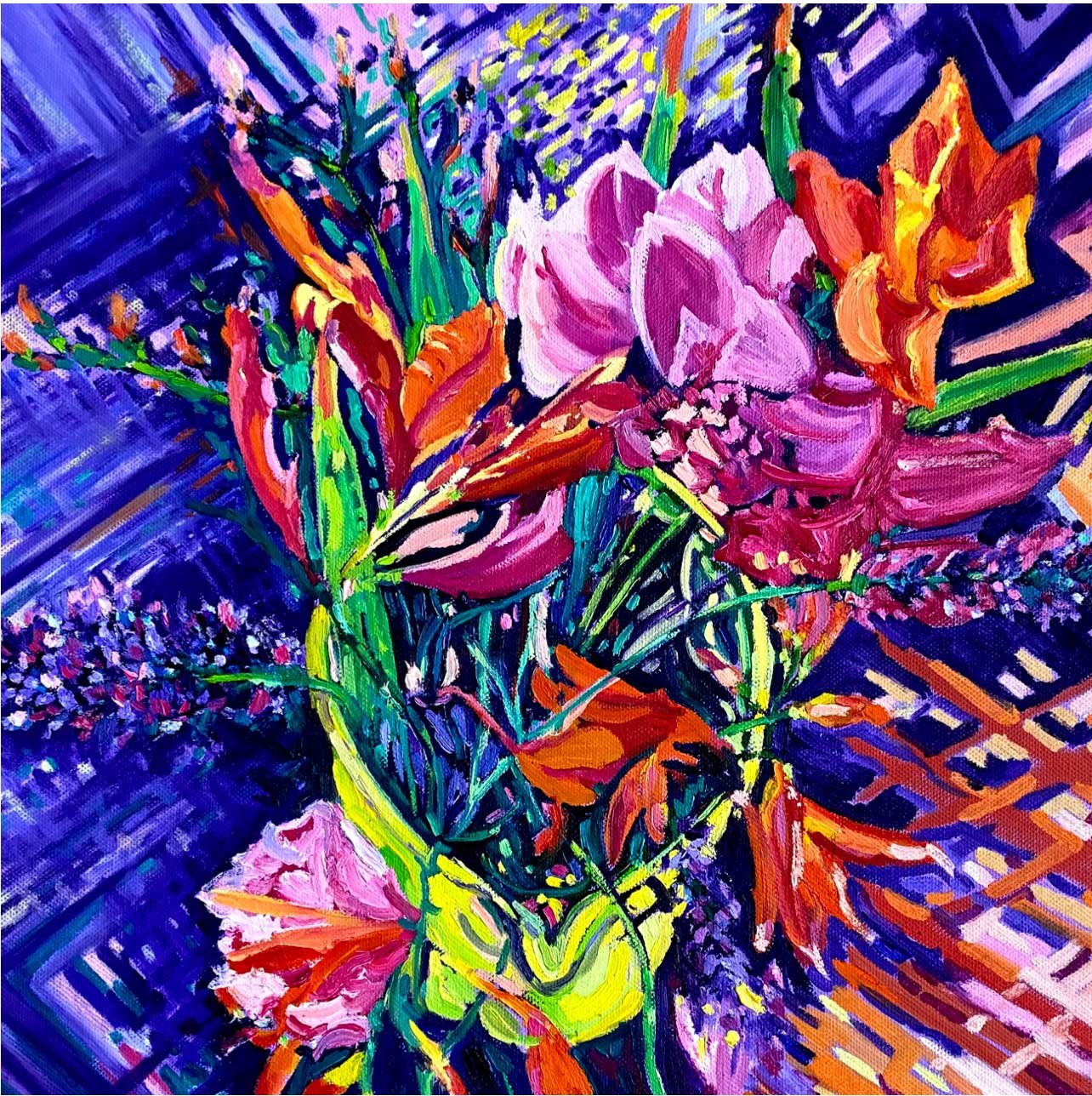 Colourful Vase
