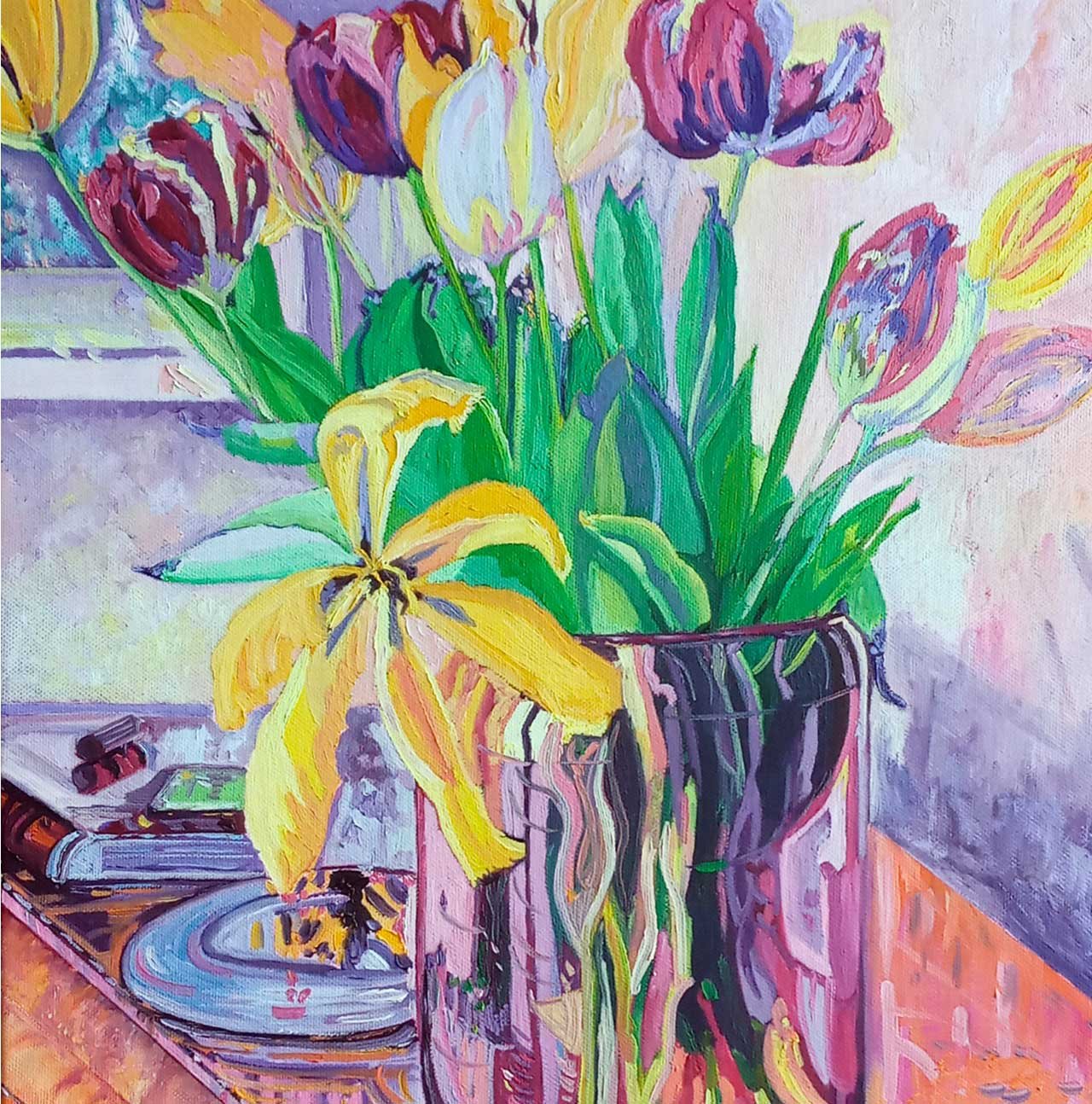 Vase of Tulips
