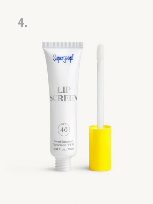 SUPERGOOP LIP SCREEN.