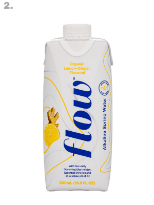 FLOW LEMON-GINGER WATER.