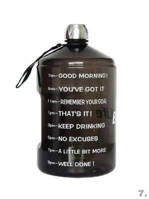 BUILDLIFE MOTIVATIONAL WATER BOTTLE.