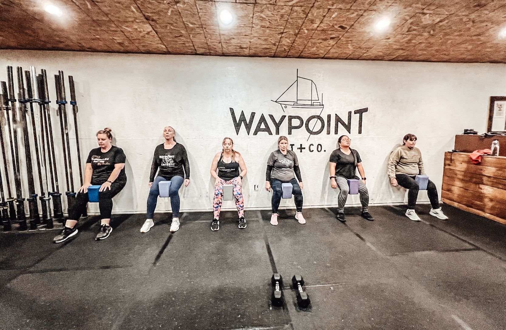 Group fitness class at Waypoint Fit Co in Gig Harbor WA