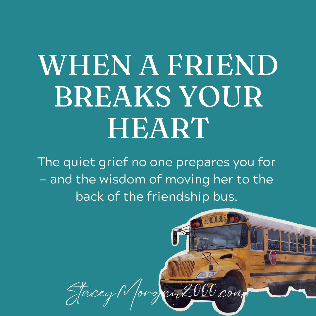 When a Friend Breaks Your Heart